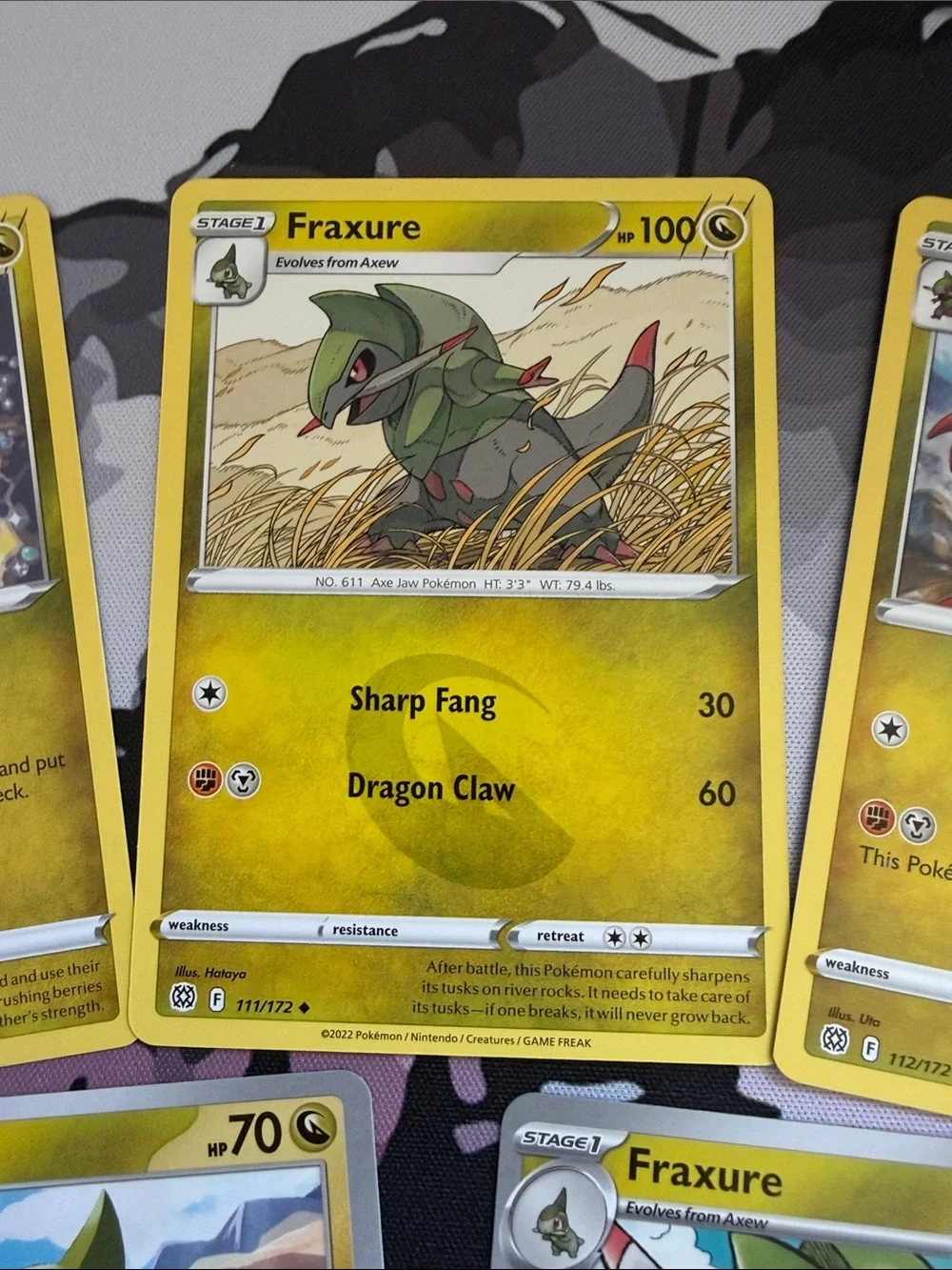 Axew, Fraxure & Haxorus Evolution Lot | Shrouded Fable + Brilliant Stars | 5/$25